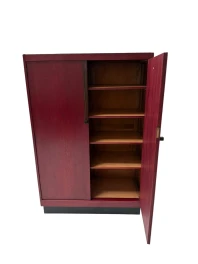 Art Deco Modernist Armoire by A.H. Jansen for L.O.V. Oosterbeek, 1920s 2